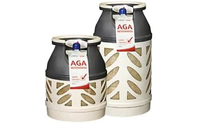 Elkjøp gass - To flasker AGA propangass