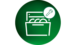 Icon for installation of dishwasher