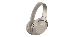 Sony trådløse around-ear hodetelefoner - i fargen champagne