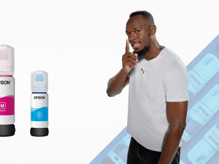 Usain Bolt og påfyllbare blekkflasker