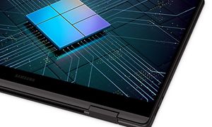 Galaxy Book2 360 med Intel Evo-logoer