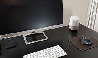 Google Home på databord