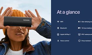 Sonos Roam med bullet points