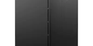 svart stasjonær hp omen gaming-pc