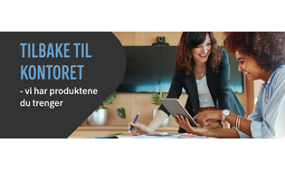 Tilbake til kontoret-banner