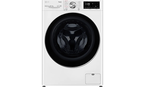 LG small washer with dryer model CV92T5S2SQE.