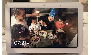 google nest images showing a childrens party