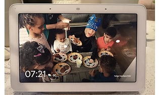 google nest images showing a childrens party