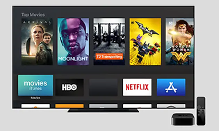 Apple TV startskjerm