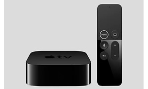 Apple TV boks og fjernkontroll