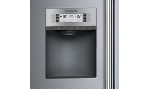 siemens-kjøleskap med isbitmaskin integrert
