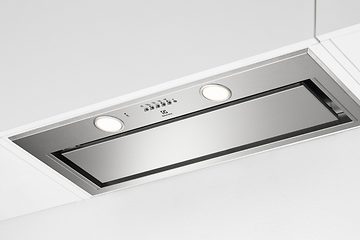 Electrolux integrated hood in stainless steel