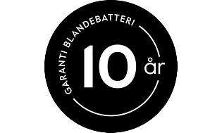Blandebatteri med 10 års garanti bilde med norsk tekst