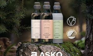 Asko vaskemiddel i en skog