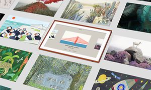 The Frame 2021 blant kunst