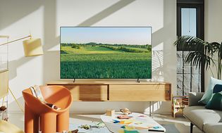 QLED TV i stue