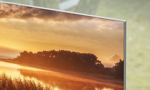 QLED TV viser vann i solen