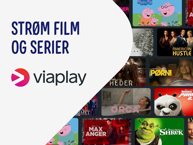 Viaplay - Strøm filmer og serier tekst med samling av populære titler