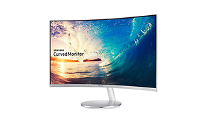 VA-panel fra Samsung med buet skjerm