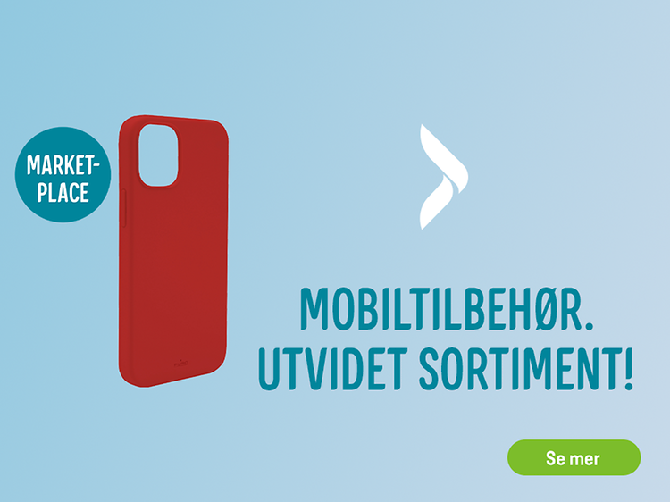 Mobiltelbehør - utvidet sortiment