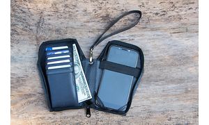 mobildeksel med lommebok