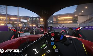 inne i en Ferrari F1 i f1 22