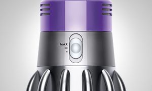 Nærbilde på de tre power-modusene på en Dyson V10