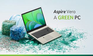 Acer Aspire Vero - en grønn PC