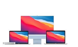 produktbilder av ulike typer mac