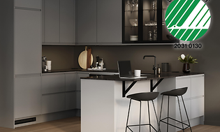 Integra Steel Grey kjøkkenkrok med Svanemerket