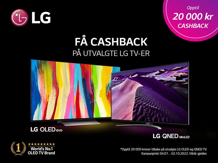 LG - OLED Cashback - Banner - Desktop - NO-new