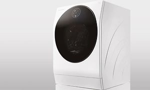 White LG Combo washer and dryer