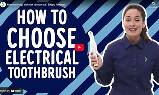 skjermbilde fra video om elektriske tannbørster