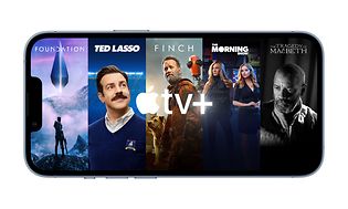 Apple TV+ serie på skjermen til iPhone 13