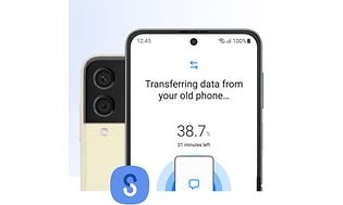 Samsung Galaxy Z Flip 4 transferring data