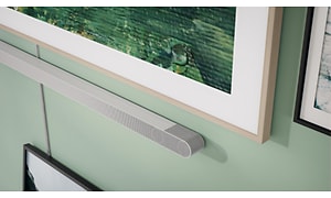 Samsung-The Frame with soundbar