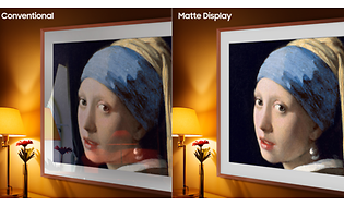 Samsung-the girl with the pearl earring on two TVs