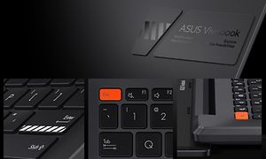 Vivobook S14 OLED - Close-up of the keys on a Vivobook S14 keyboard