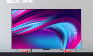 TCL-QLED 760 TV on stand