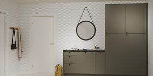 Epoq Trend Moss Green entré og vaskerom i ett