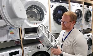 Simen Kristiansen, product manager washing machines and dryer