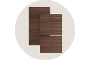 Epoq Edge Walnut fronter