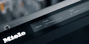 Touch dispaly på en Miele oppvaskmaskin