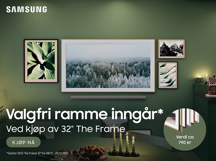 Samsung Frame 32” + Bezel bundle - 1920x320 - NO