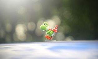 Nintendo: Yoshi Amiibo-figur fra videospillet Super Mario