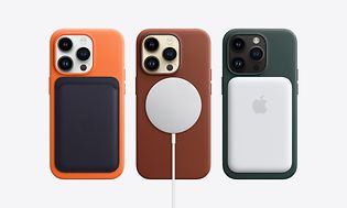 iPhone switch - Three iPhones with different Apple accessories