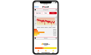 Polar app on phone