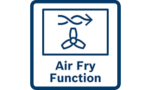 Bosch Home-Connect Airfryer-icon til en Bosch accentline stekeovn