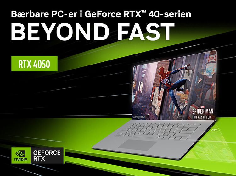 Nvidia GeForce RTX 40-serien - RTX 4050 bærbare datamaskiner