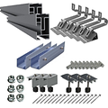 Solar panel brackets